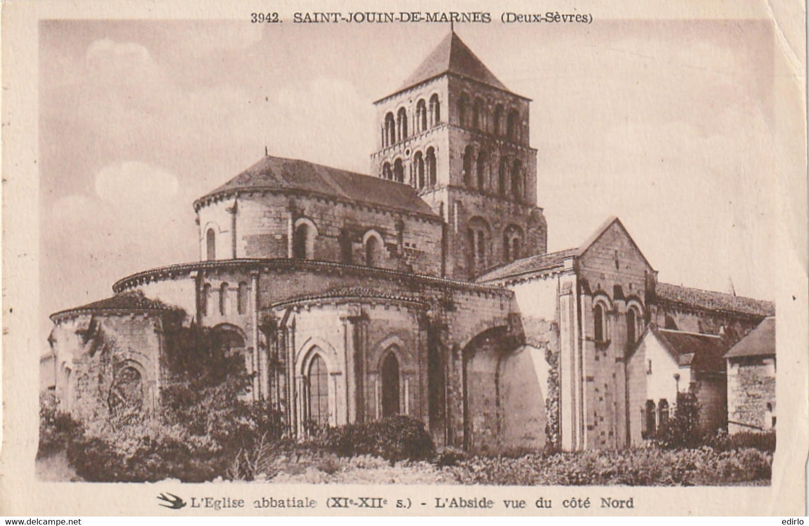 *** 79  ***  SAINT JOUIN DE MARNE - L'église Abbatiale - Neuve TTB - Saint Jouin De Marnes