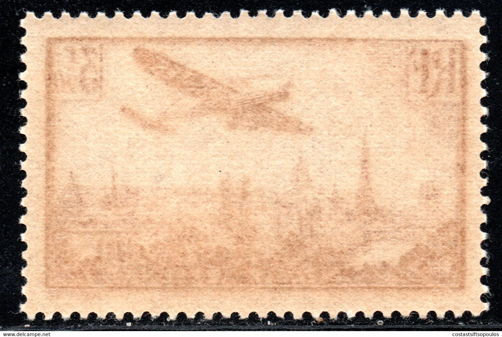 908.FRANCE,1936 AIRPLANE OVER PARIS 3.5 FR. # 13. VERY FINE AND VERY FRESH - Sonstige & Ohne Zuordnung