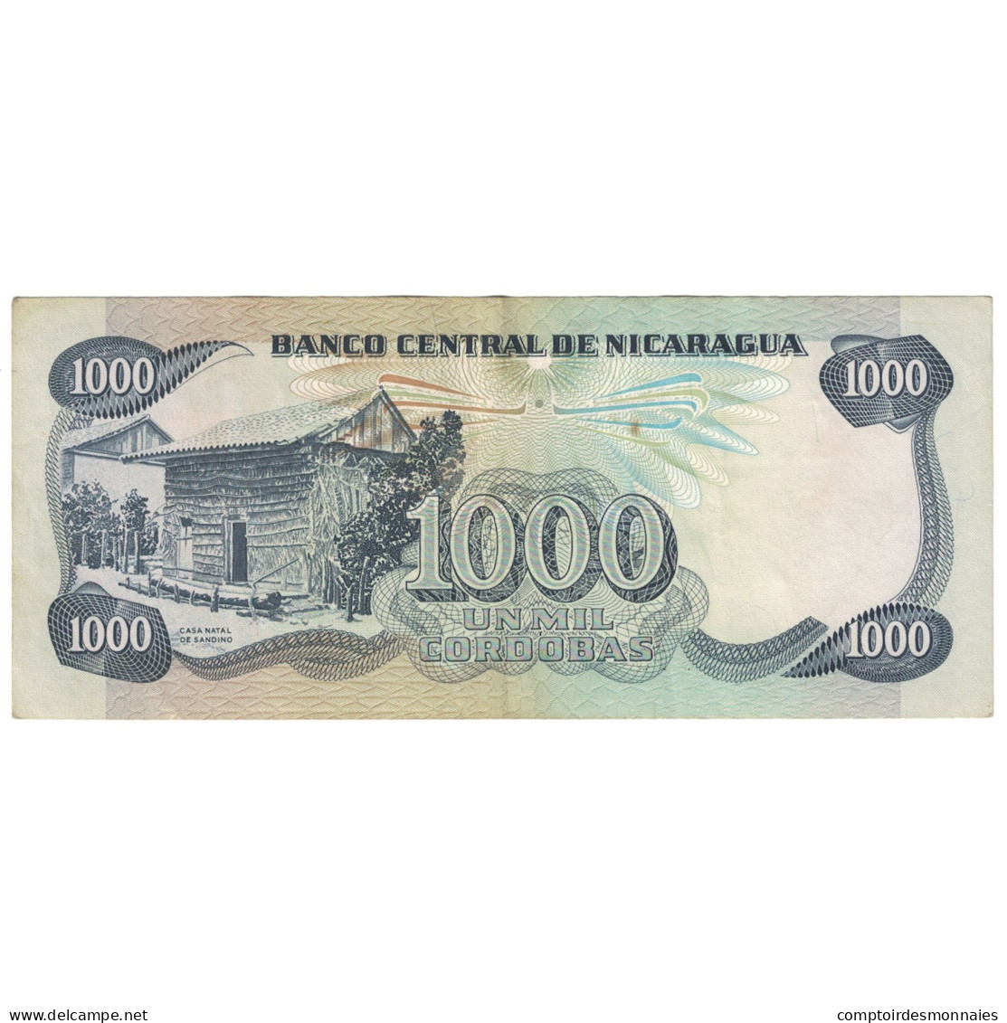 Billet, Nicaragua, 1000 Cordobas, 1987, KM:145a, TTB - Nicaragua