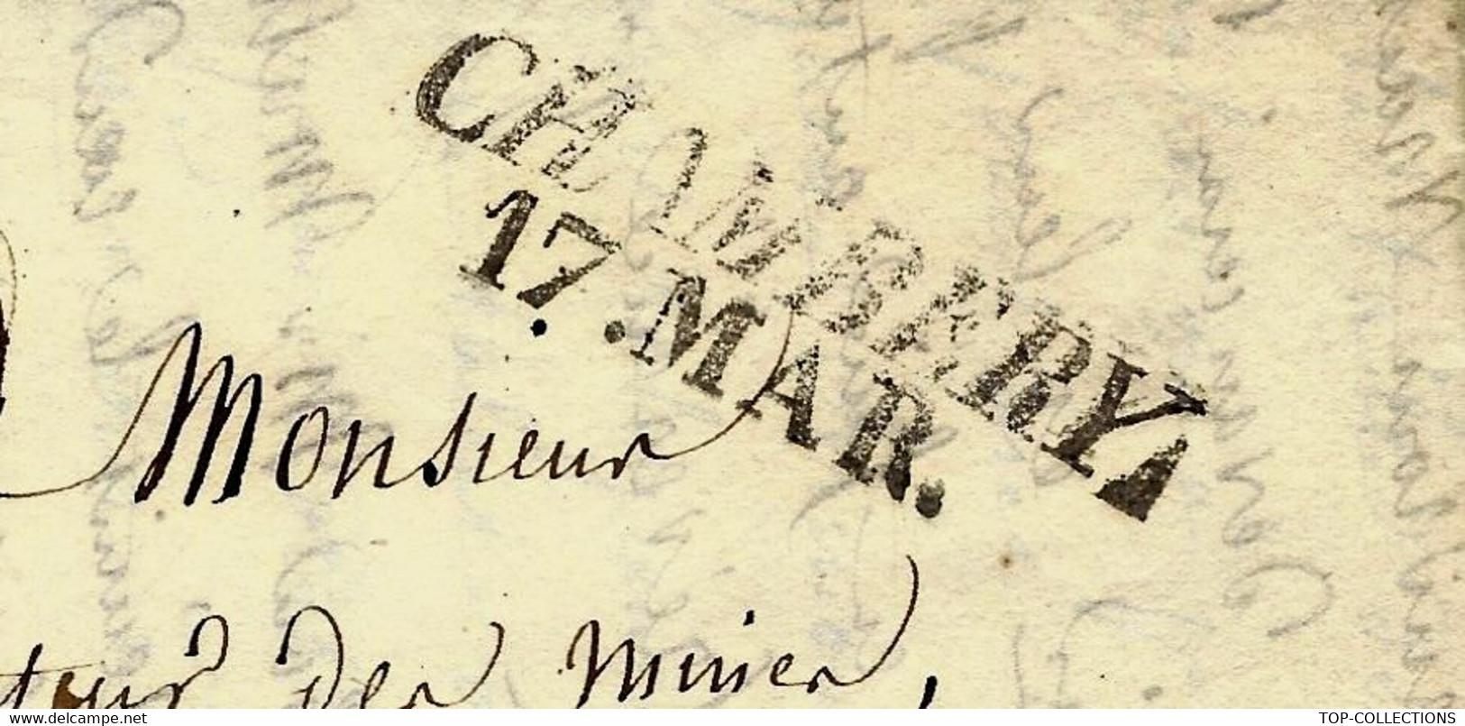 1832 Pays sardes SAVOIE de CHAMBERY CHAMBRE ROYALE AGRICULTURE ET COMMERCE  Despine directeur des Mines