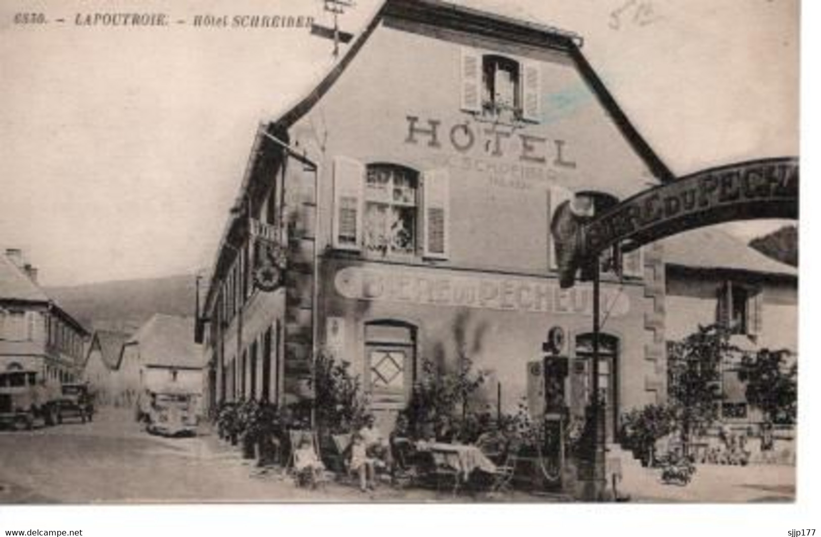 LA POUTROIE. Hotel Schreiber. - Lapoutroie