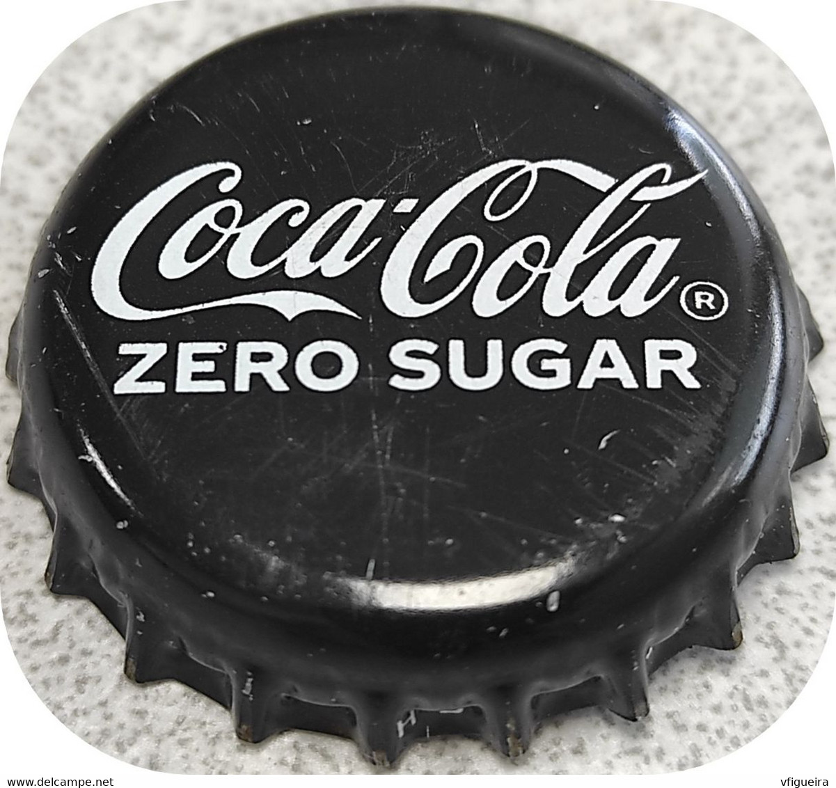 Capsule Crown Cap Coca Cola Noire Zéro Sugar SU - Soda