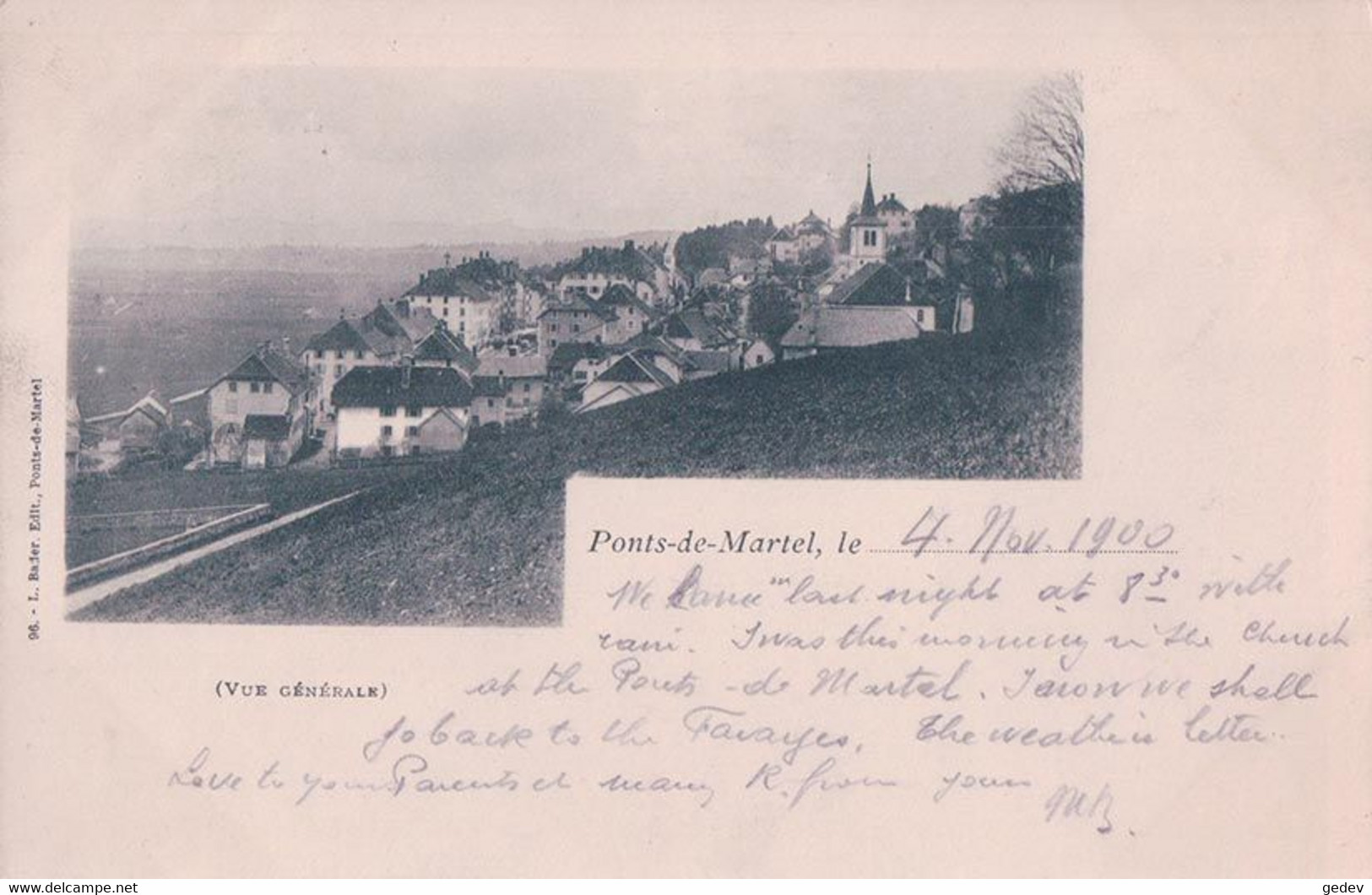 Les Ponts De Martel NE (10096) - Ponts-de-Martel