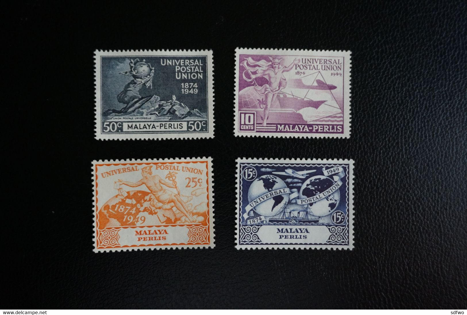 MALAYA - Perlis 1949 75th Anniv Of UPU SET* (MH) - Perlis