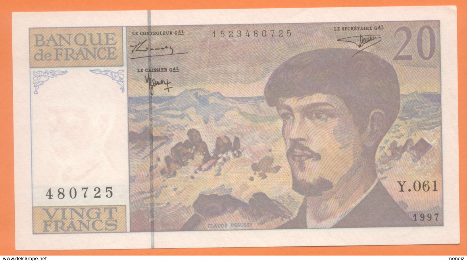 20 FRANCS DEBUSSY 1997 BILLET  NEUF Y061 - 20 F 1980-1997 ''Debussy''