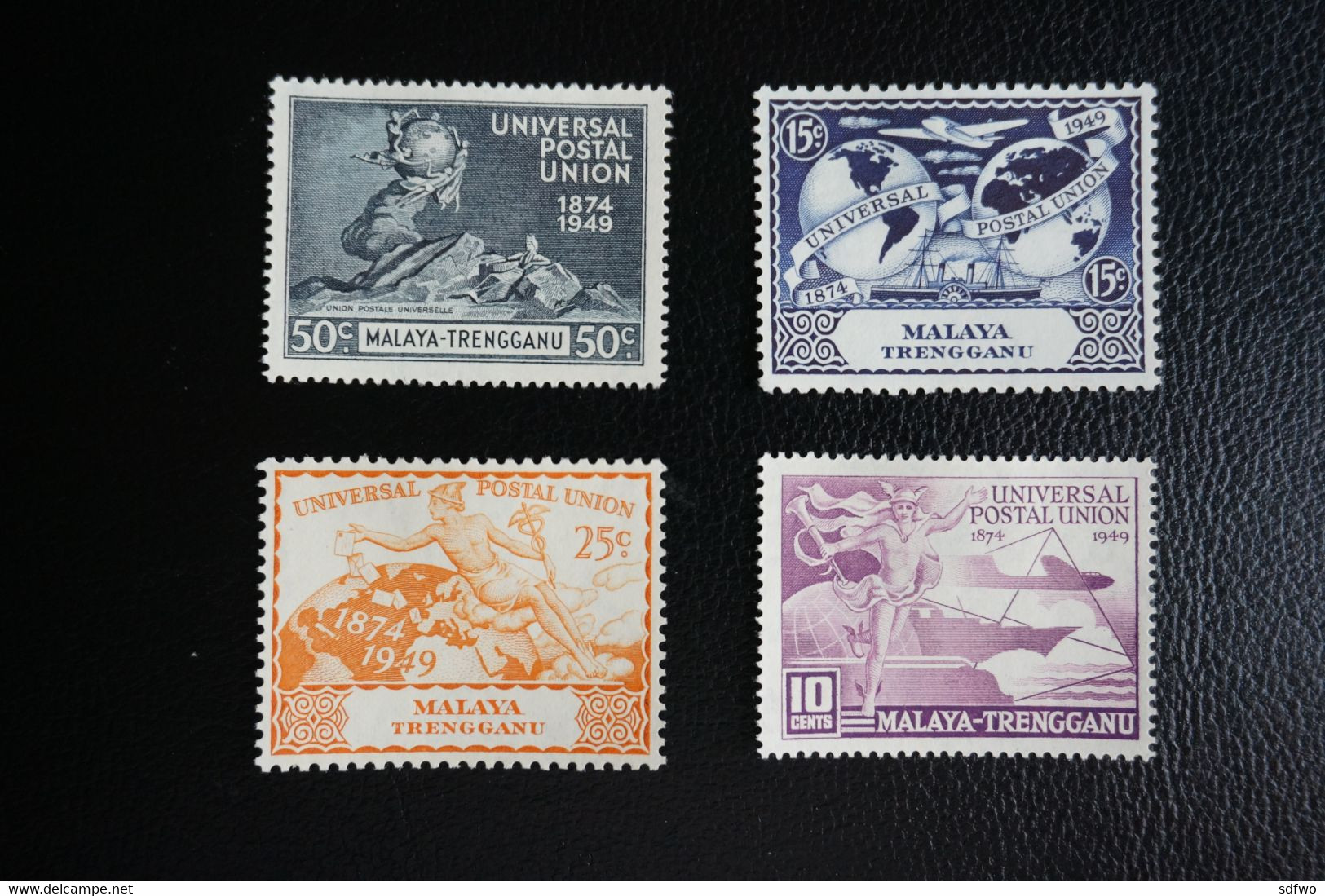 MALAYA - Terngganu 1949 75th Anniv Of UPU SET* (MH) - Trengganu