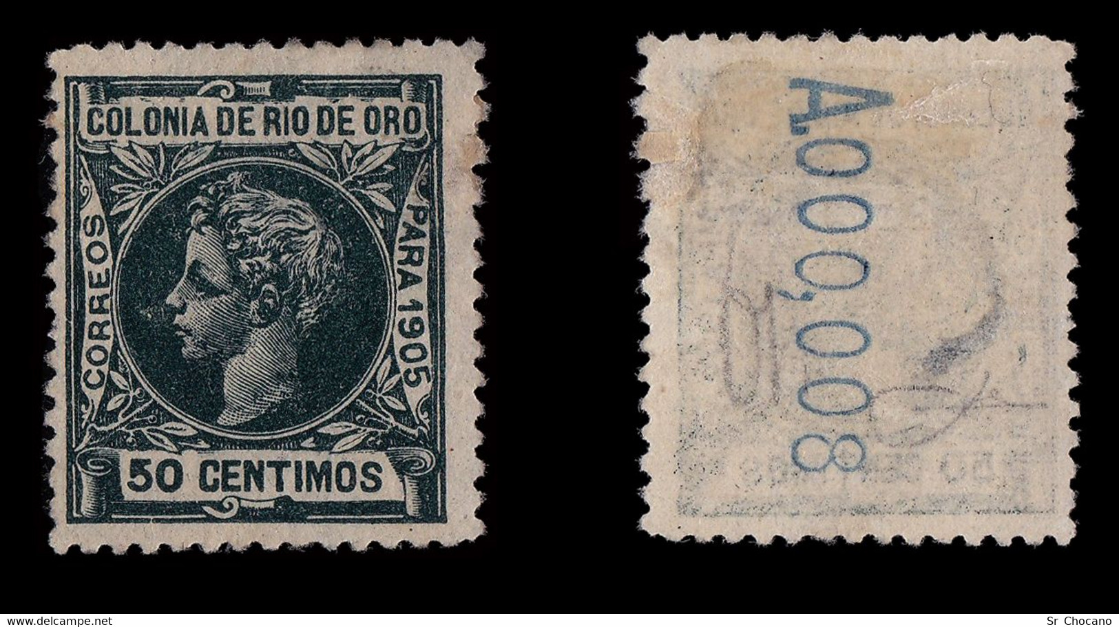 España. RÍO DE ORO.1905.Alfonso XIII.50c.MH.Edifil.9 - Rio De Oro