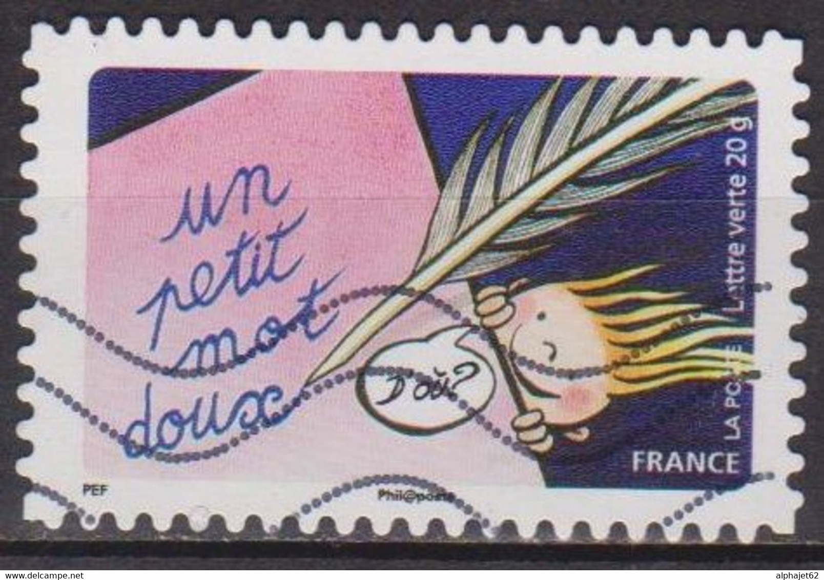 2014 - Bonne Année Toute L"année - FRANCE - Un Petit Mot Doux - N° 1050 - Other & Unclassified