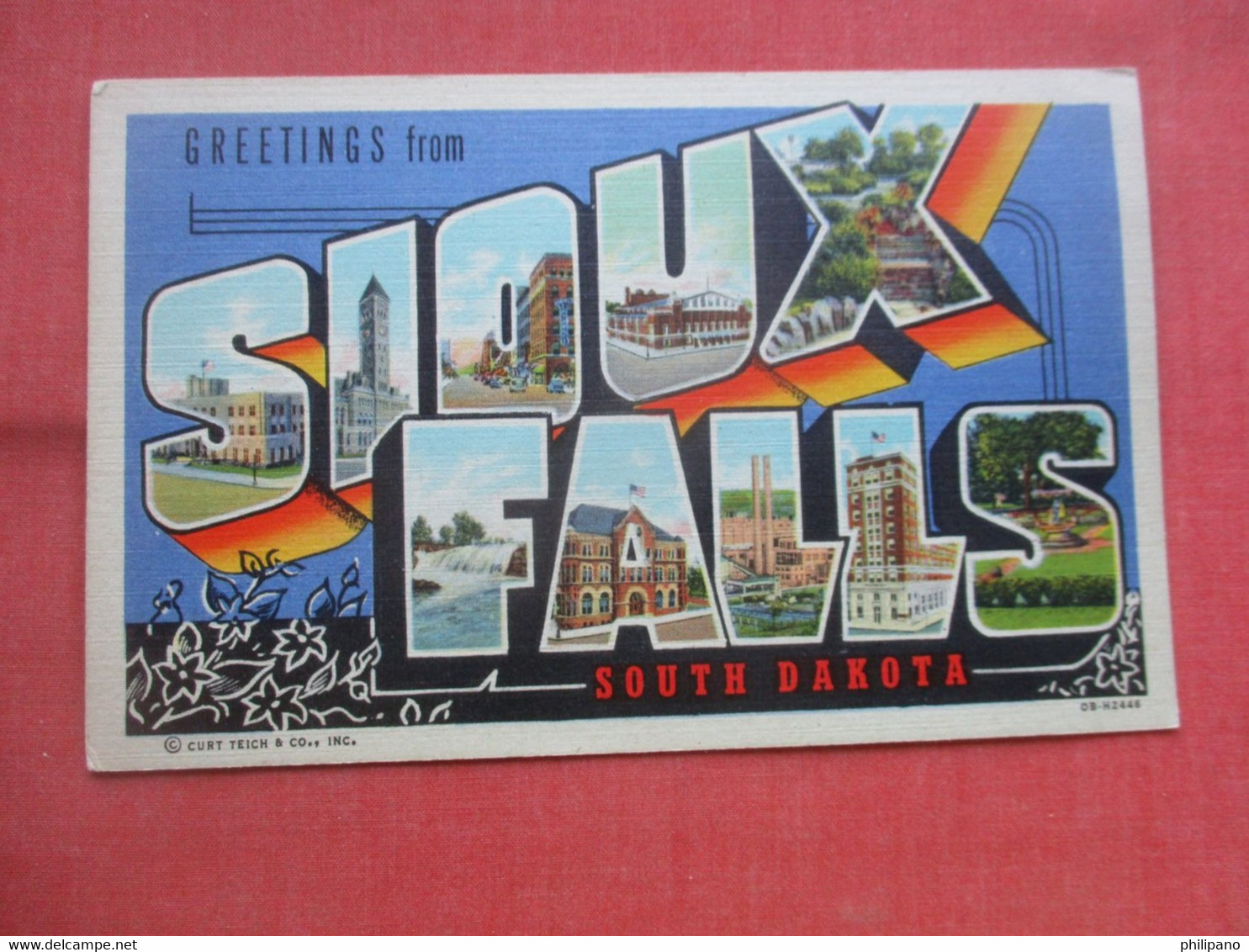 Greetings     Sioux Falls  South Dakota > Sioux Falls   Ref 5690 - Sioux Falls