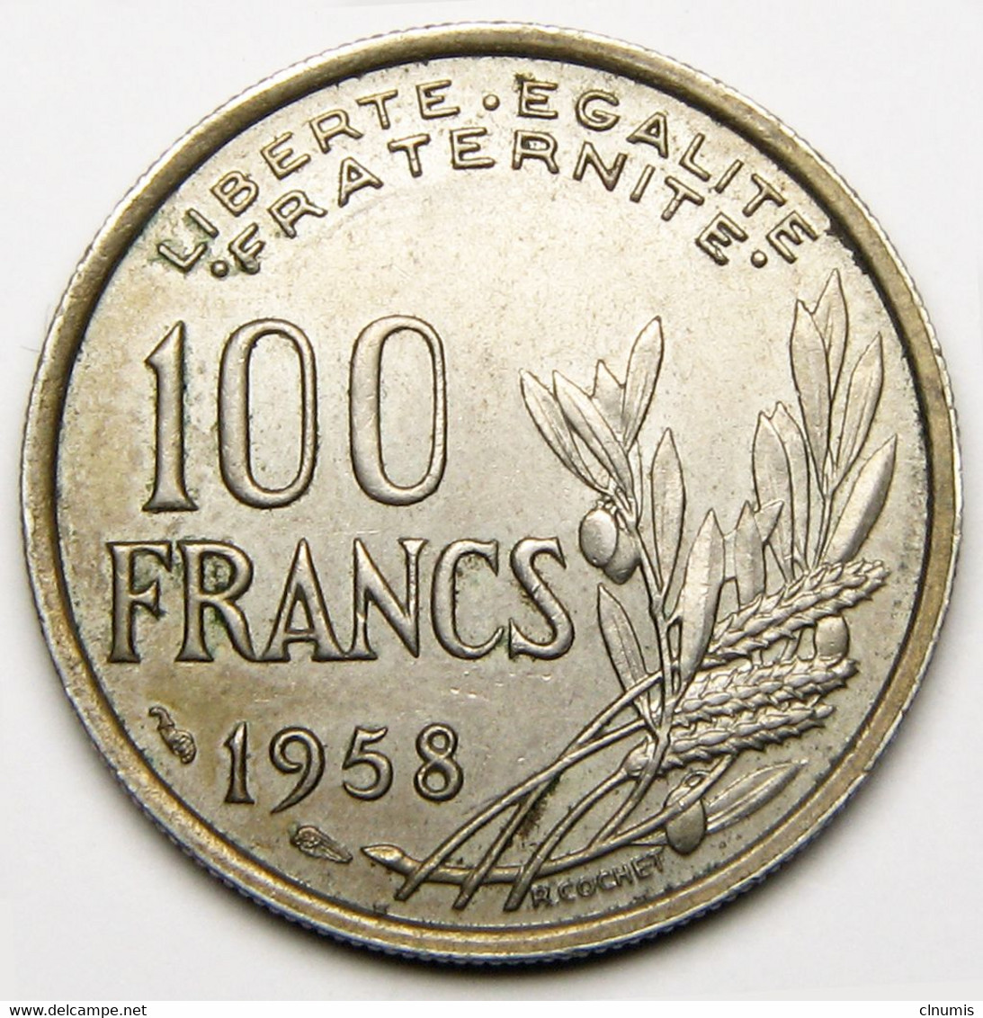 100 Francs Cochet, 1958, Cupro-nickel - IV° République - 100 Francs
