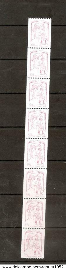VARIETE BD X 8 N  4779 **  IMPRESSION ULTRA  DEFECTUEUSE SANS N° NOIR AU VERSO  - MAGNIFIQUE - TRES VISIBLE AU SCANN - Unused Stamps