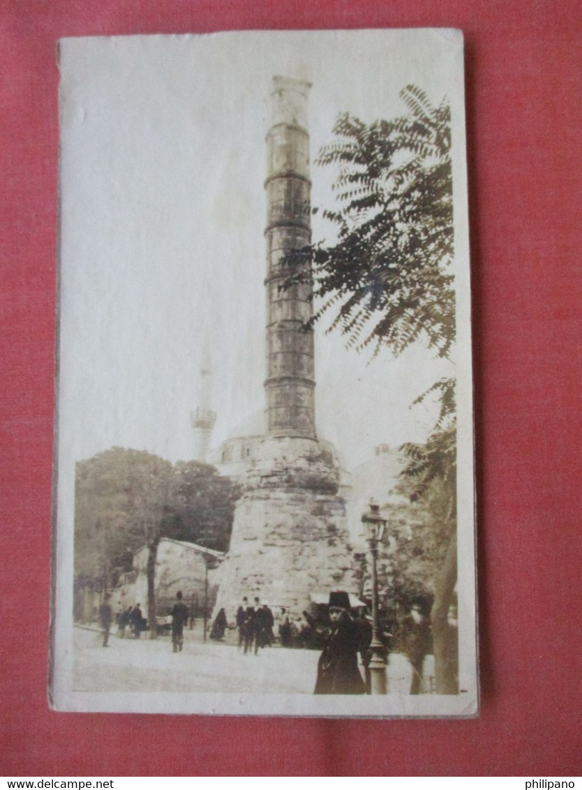 RPPC. Attached To Card.      Tower Of Constantine. TURKEY - CONSTANTINOPLE  Ref 5690 - Meridian