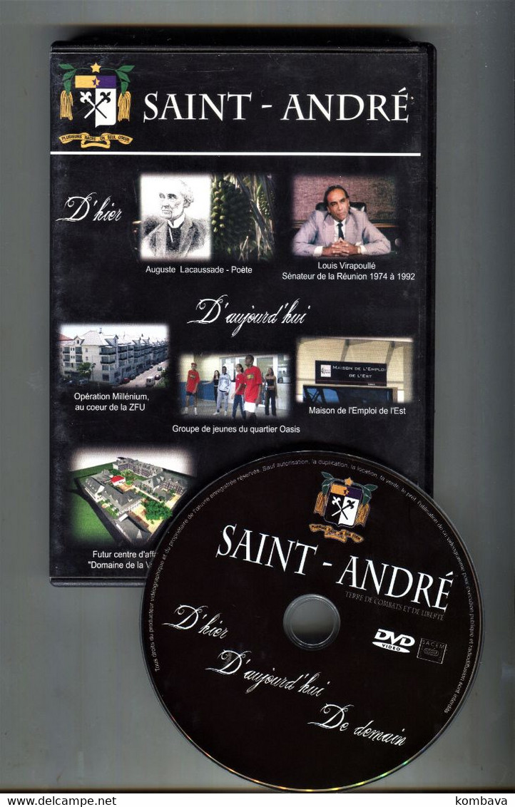 Ile De La REUNION - DVD  Histoire De La Ville De SAINT ANDRE - ( Im 800 ) - Outre-Mer