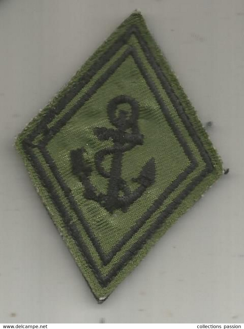 Militaria , écusson Tissu, Marine, 2 Scans - Patches