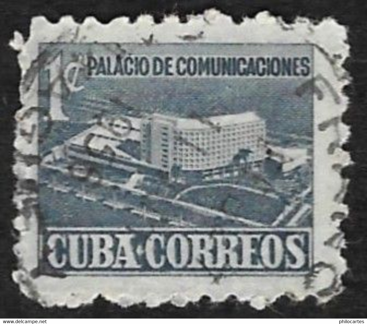 CUBA  1953 -   YT 353 - Palais Des Postes   - Oblitéré - Used Stamps