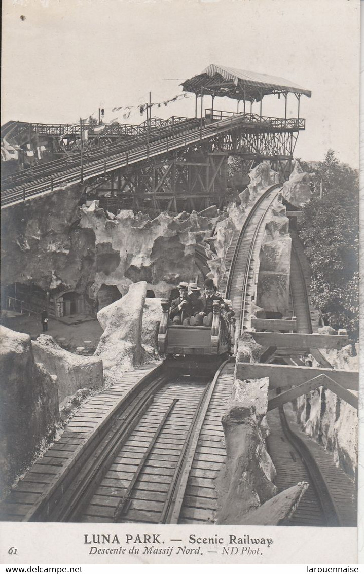 Luna Park - Scenic Railway - Descente Du Massif Nord (fête Foraine) - Kermissen