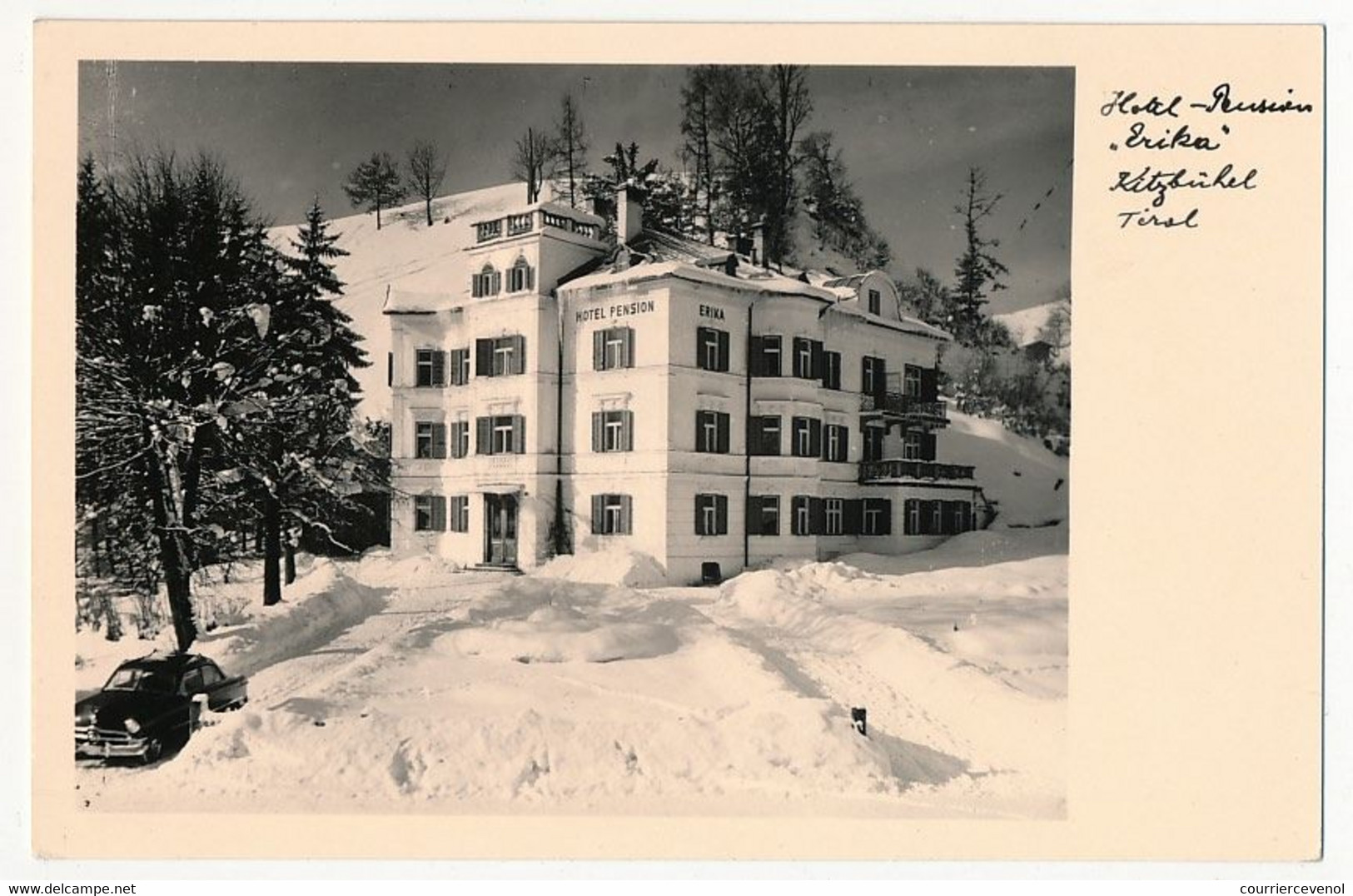 CPA - AUTRICHE - KITZBÜHEL - Hôtel Pension "Erika" - Kitzbühel