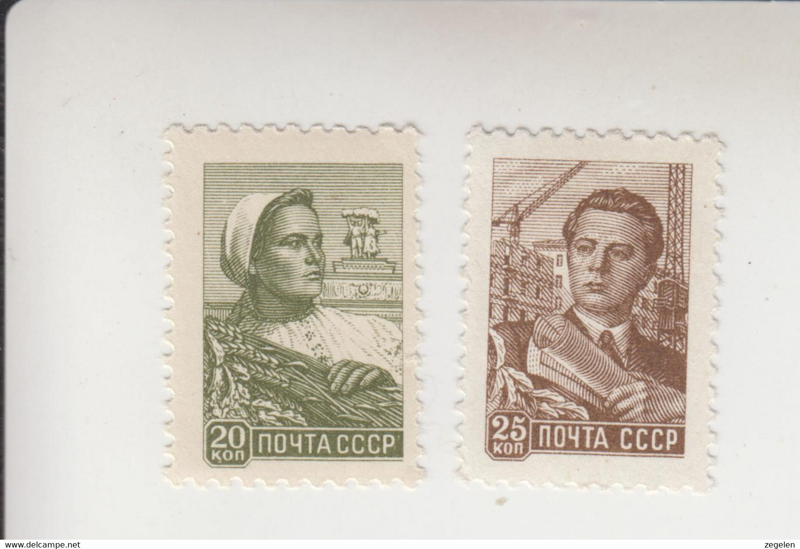 Sowjet-Unie Jaar 1960 Michel-nr. 2327/2328 ** - Autres & Non Classés