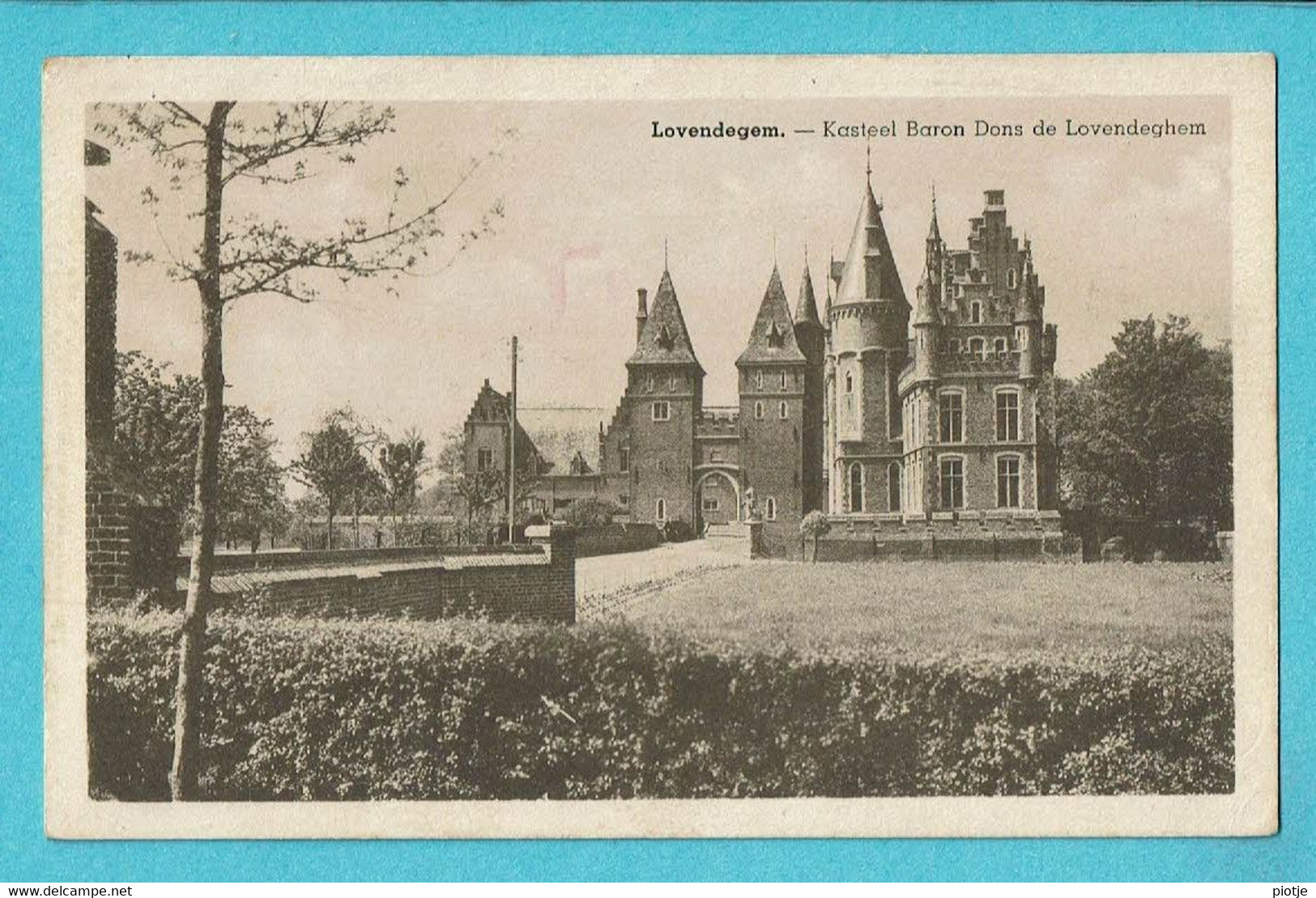 * Lovendegem (Oost Vlaanderen) * (Uitg C. De Keyser - E. Beernaert) Kasteel Baron Dons De Lovendeghem, Chateau - Lovendegem