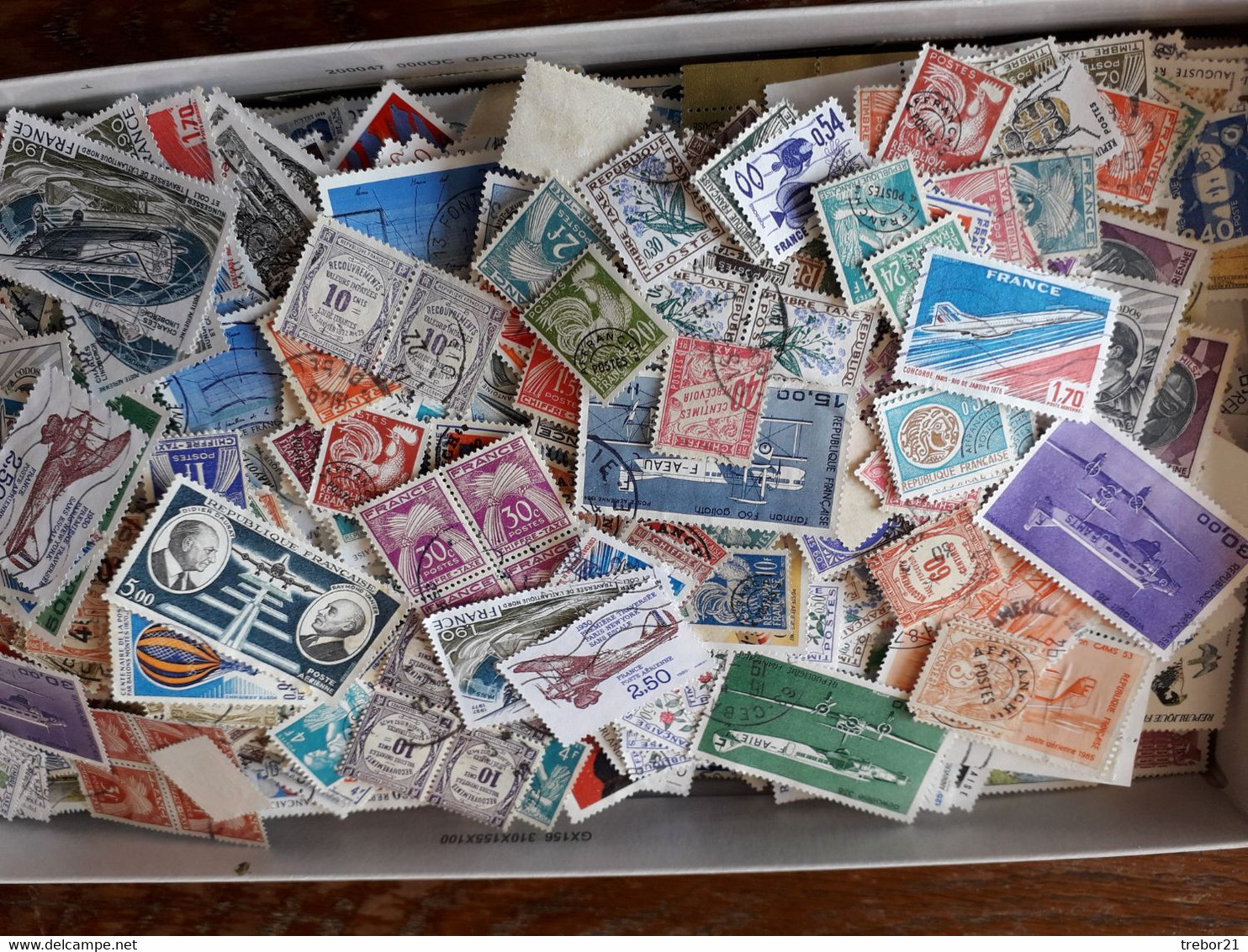 FRANCE - Rien Qu'en FRANCS ( Avant 1961 ). 370 Grammes - Lots & Kiloware (mixtures) - Min. 1000 Stamps