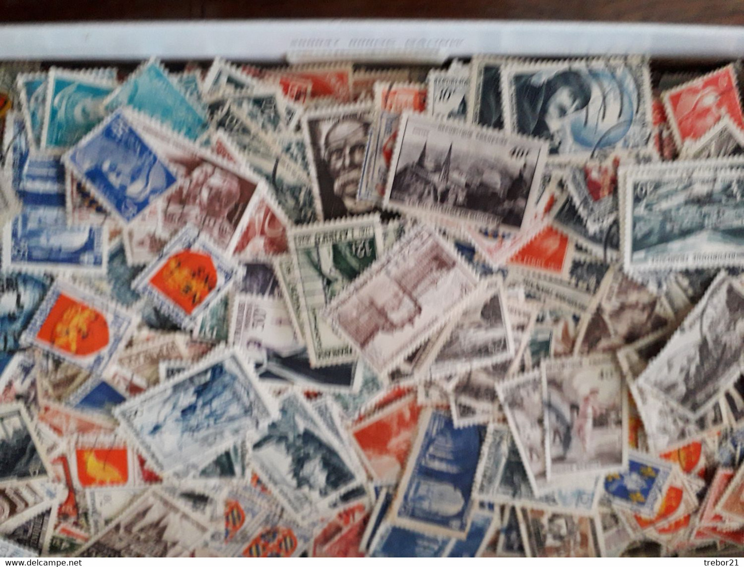 FRANCE - Rien Qu'en FRANCS ( Avant 1961 ). 370 Grammes - Lots & Kiloware (mixtures) - Min. 1000 Stamps