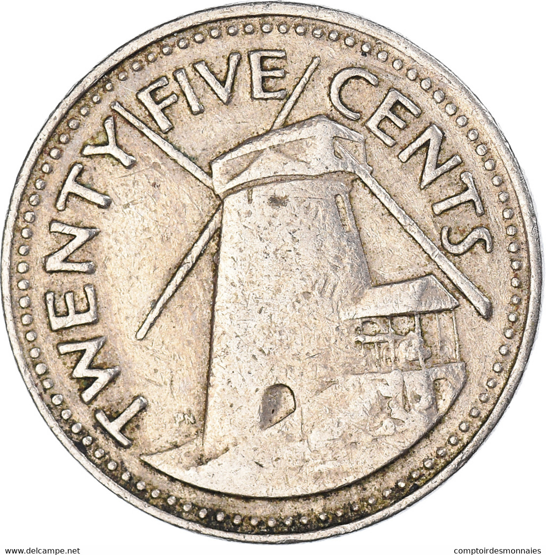Monnaie, Barbade, 25 Cents, 1973 - Barbados (Barbuda)