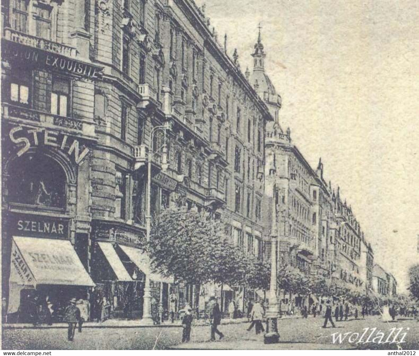 Rarität Budapest Kossuth Lajos Utca Lajos Gasse Oldtimer Geschäft Stein 27.4.920 - Taxis & Fiacres