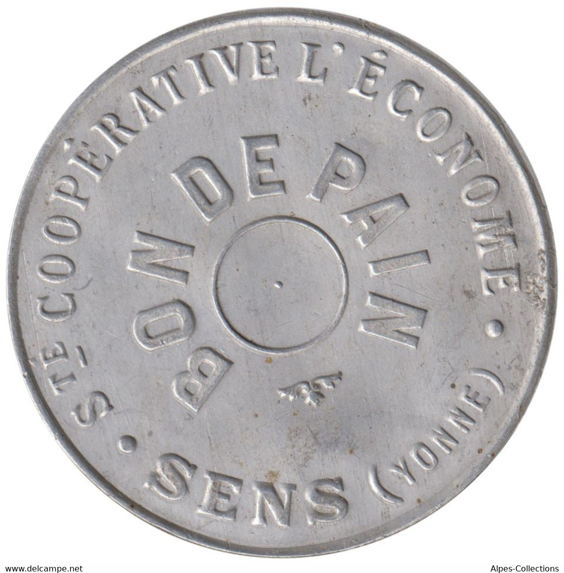 SENS - NR01 - Monnaie De Nécessité - Bon De Pain - Coopérative L'économe - Monétaires / De Nécessité