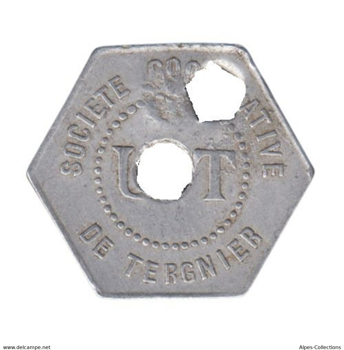 TERGNIER - 02.14 - Monnaie De Nécessité - 2kg (pain) - Union Des Travailleurs - Monétaires / De Nécessité