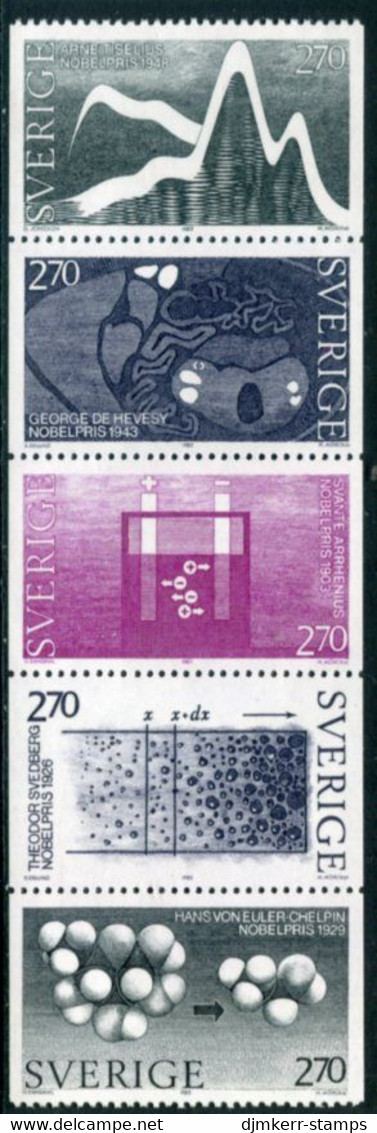 SWEDEN 1983 Nobel Chemistry Prize MNH / **.  Michel 1262-66 - Neufs