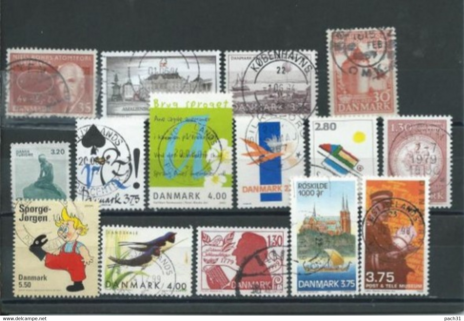 Danemark  Lot De Timbres Oblitérés Différents - Collezioni