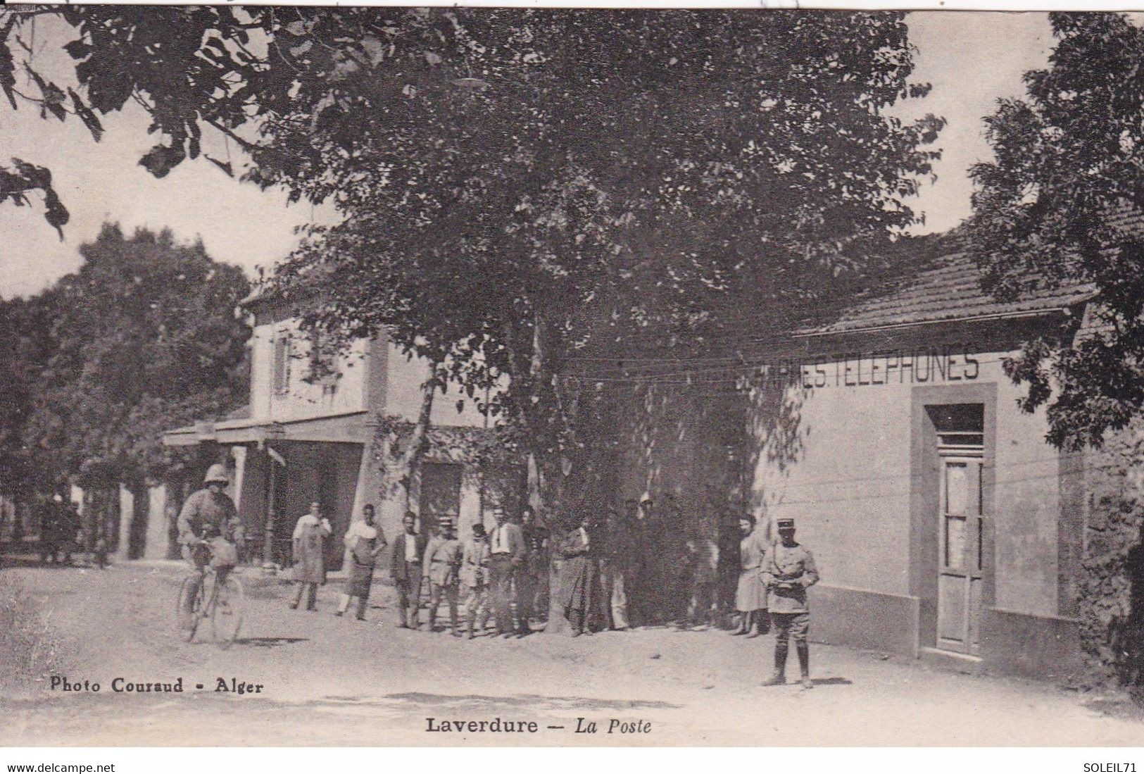 LAVERDURE - LA POSTE- ANIMATION. ALGÉRIE -POSTES ET TELEGRAPHES. Souk Ahras (Mechroha) - Altri & Non Classificati