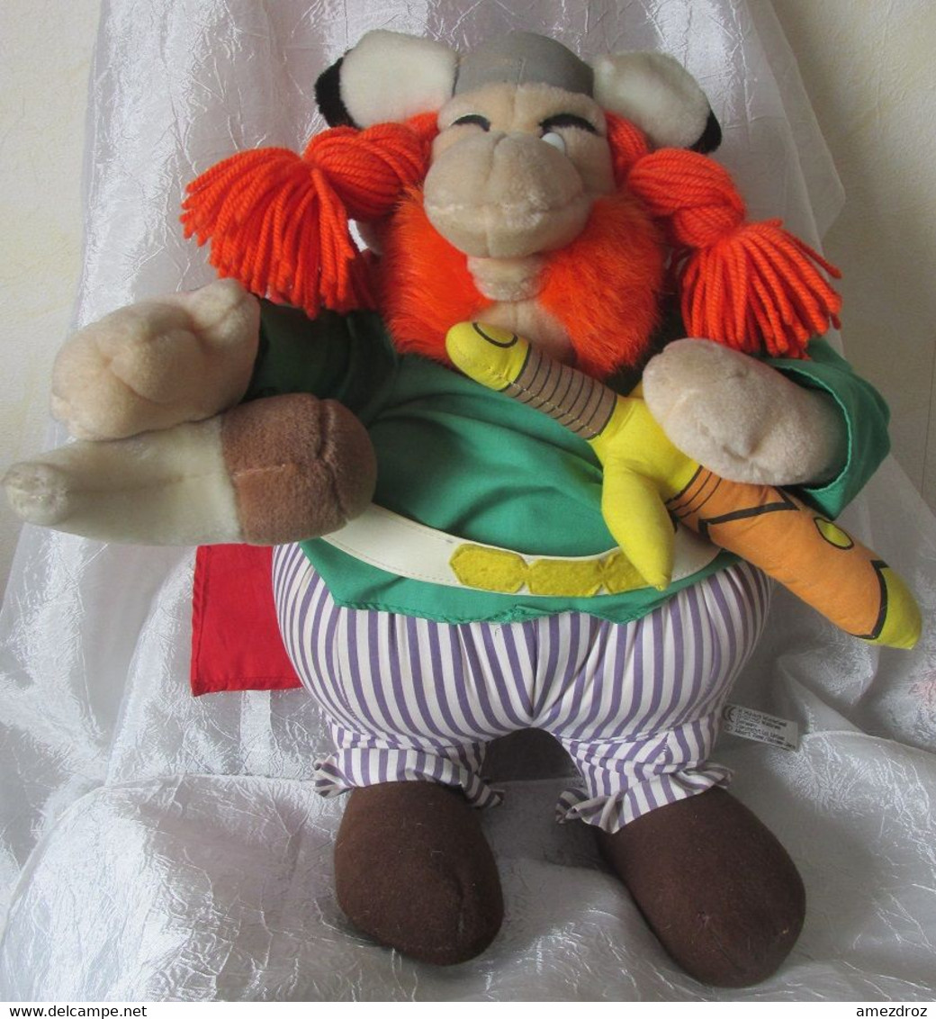 Collection Astérix - Grande Peluche Abraracourcix Le Chef Du Village 42 Cm 850 Gr (et) - Peluches