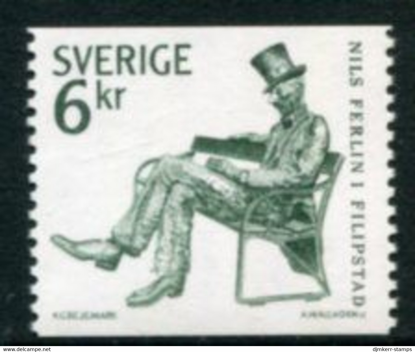 SWEDEN 1983 Nils Ferlin Birth Anniversary MNH / **.  Michel 1223 - Unused Stamps