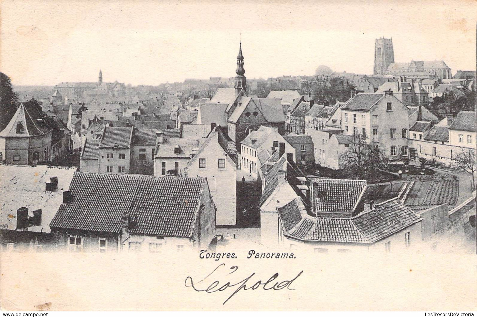 CPA Tongres - Panorama - Oblitéré à Tongres - Tongeren