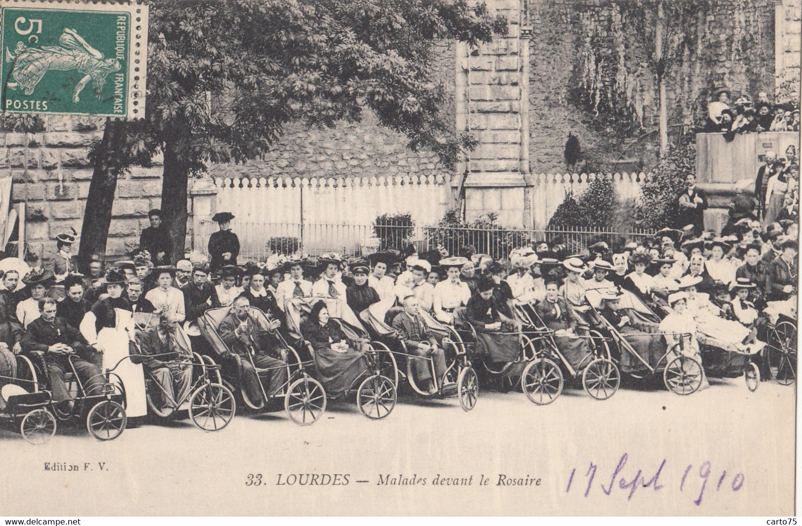 Santé - Fauteuils Personnes Malades - Paralysées - Religion Foi Miracle - Salute