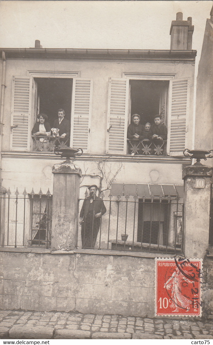 Photographie - Carte-photo Villa - Maison - N° 10 - Paris - Mention Inondations 1910 - Lieu à Situer - Fotografie