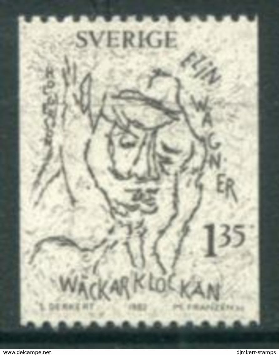 SWEDEN 1982 Elin Wagner Birth Centenary MNH / **.  Michel 1195 - Ungebraucht