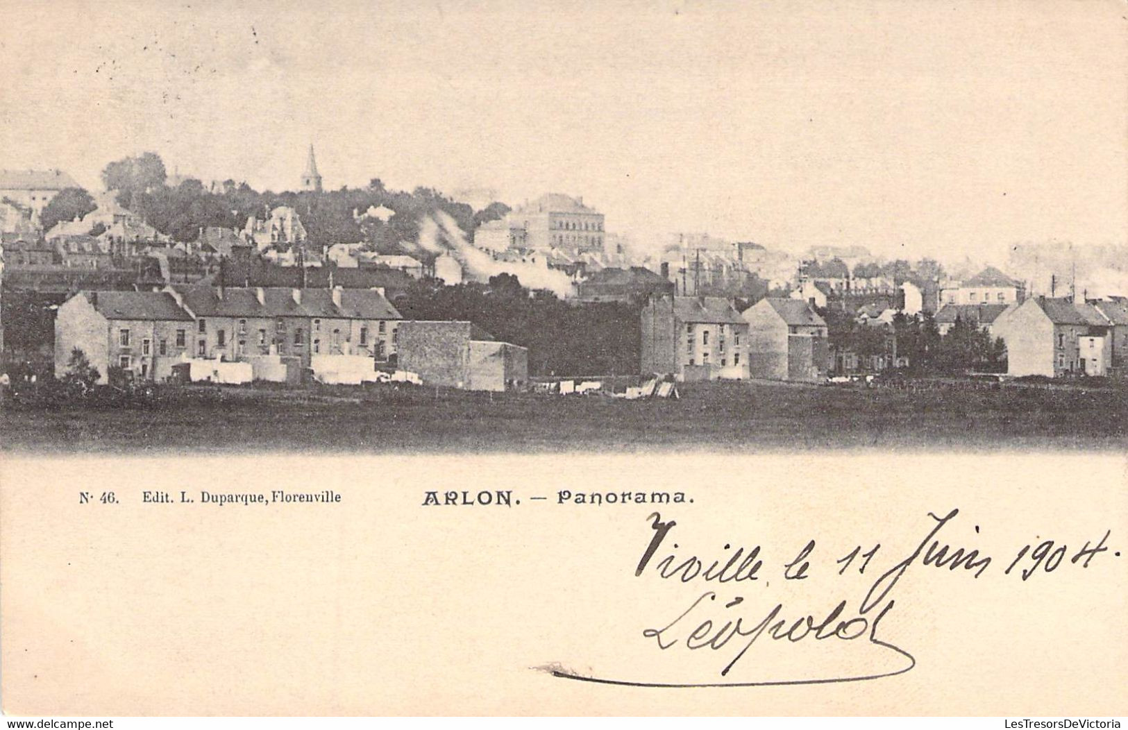 CPA Arlon - Panorama - Oblitéré à Arlon En 1914 - Arlon