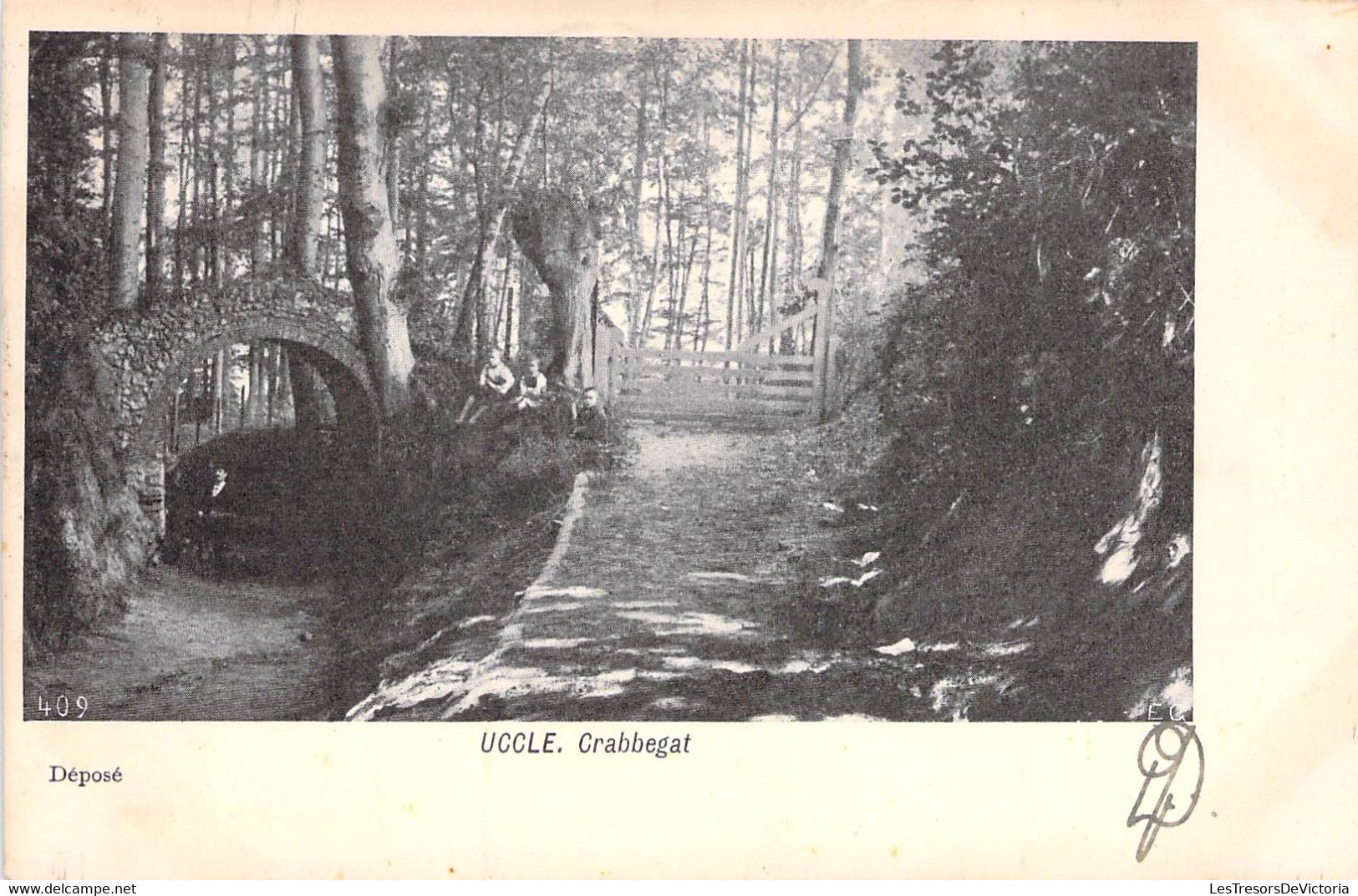 CPA Uccle - Crabbegat - Oblitéré à Uccle En 1903 - Uccle - Ukkel