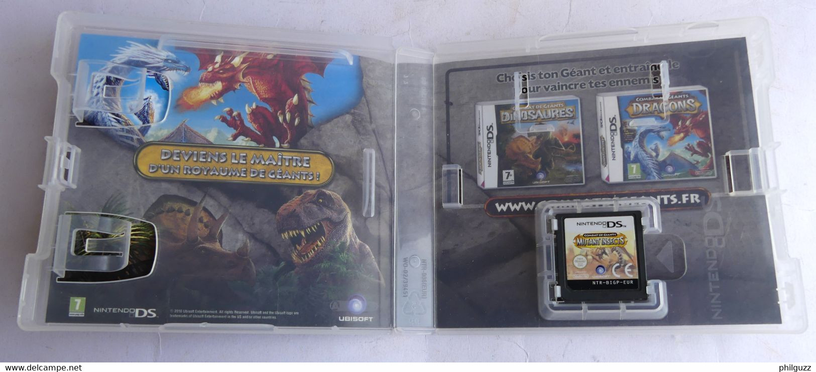 JEU NINTENDO INSECTES MUTANTS 2010 SANS NOTICE NI CARTES - Other & Unclassified