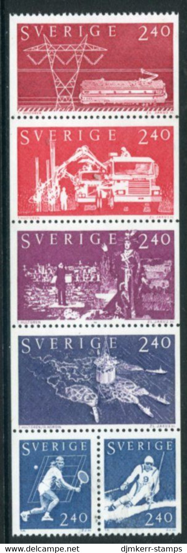 SWEDEN 1981 Sweden In The World MNH / **.  Michel 1160-65 - Ongebruikt