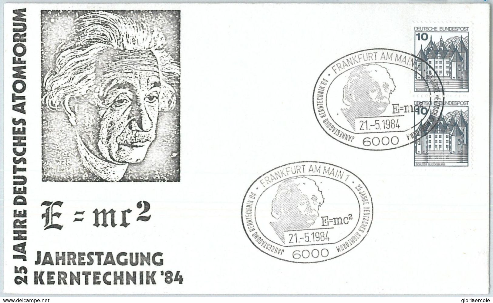 73645 - GERMANY   - Postal History -  SPECIAL  Cover  1984 - EINSTEIN - Albert Einstein