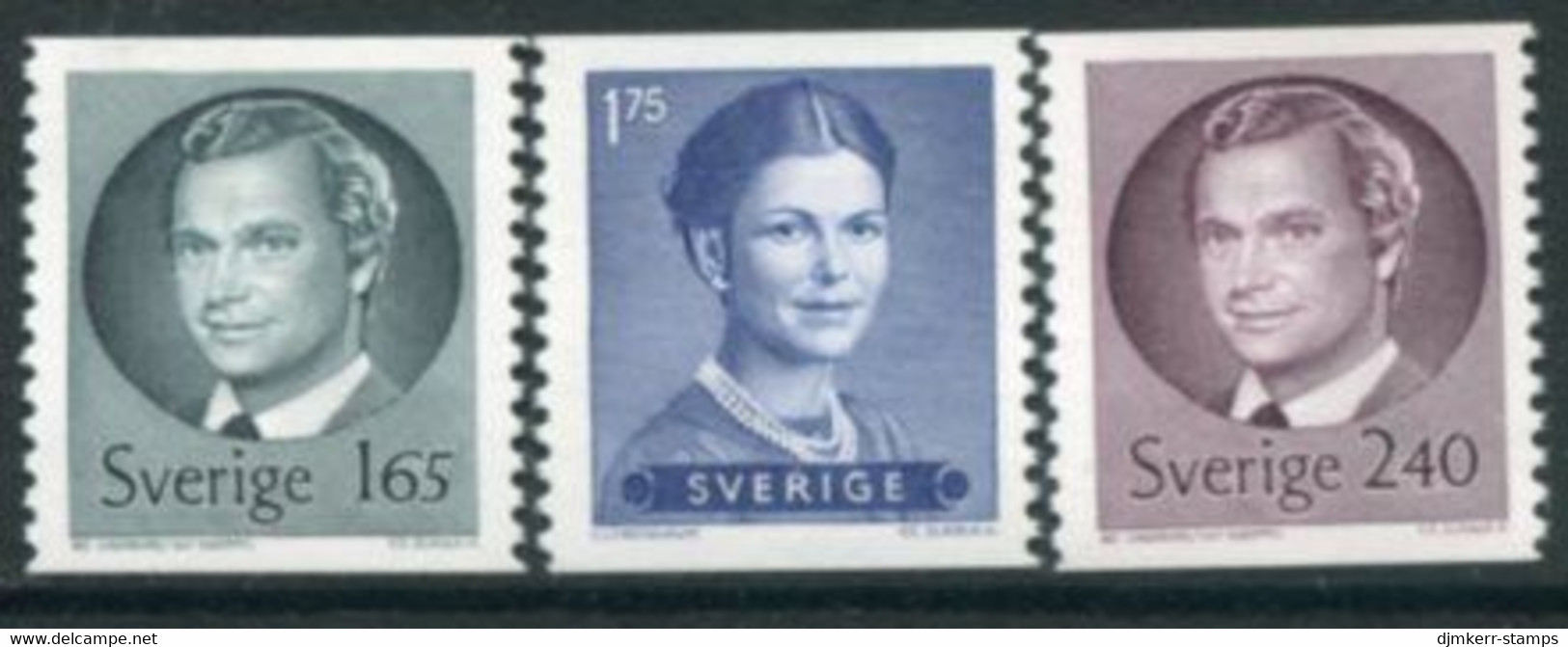 SWEDEN 1981 Definitive: King And Queen MNH / **.  Michel 1149-51 - Nuevos