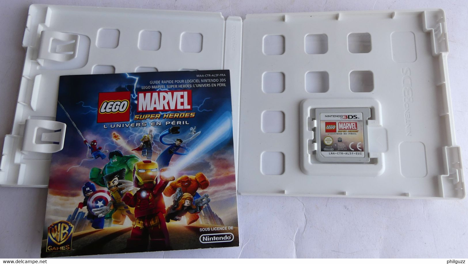 JEU NINTENDO 3DS MARVEL SUPER HEROES L'UNIVERS EN PERIL 2013 - Nintendo 3DS