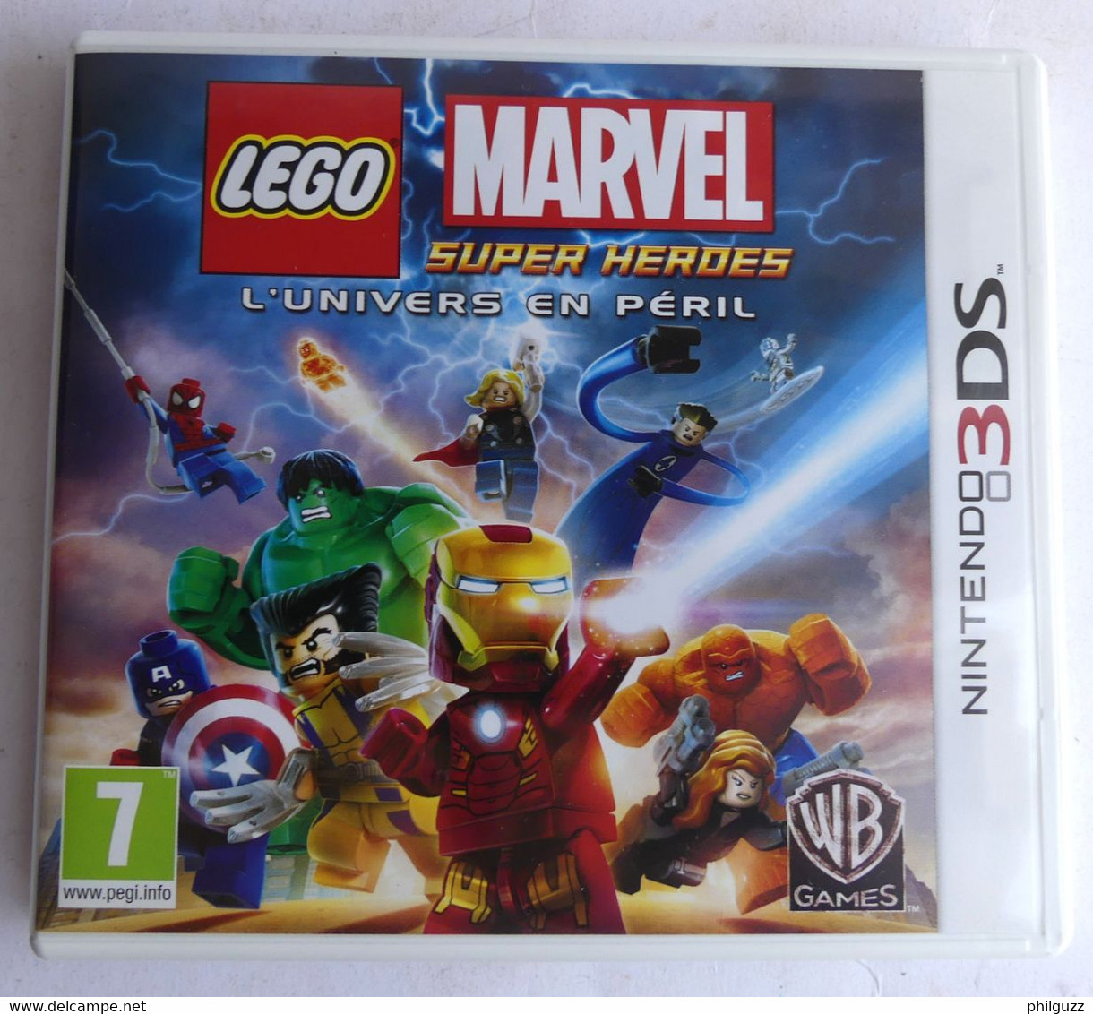 JEU NINTENDO 3DS MARVEL SUPER HEROES L'UNIVERS EN PERIL 2013 - Nintendo 3DS