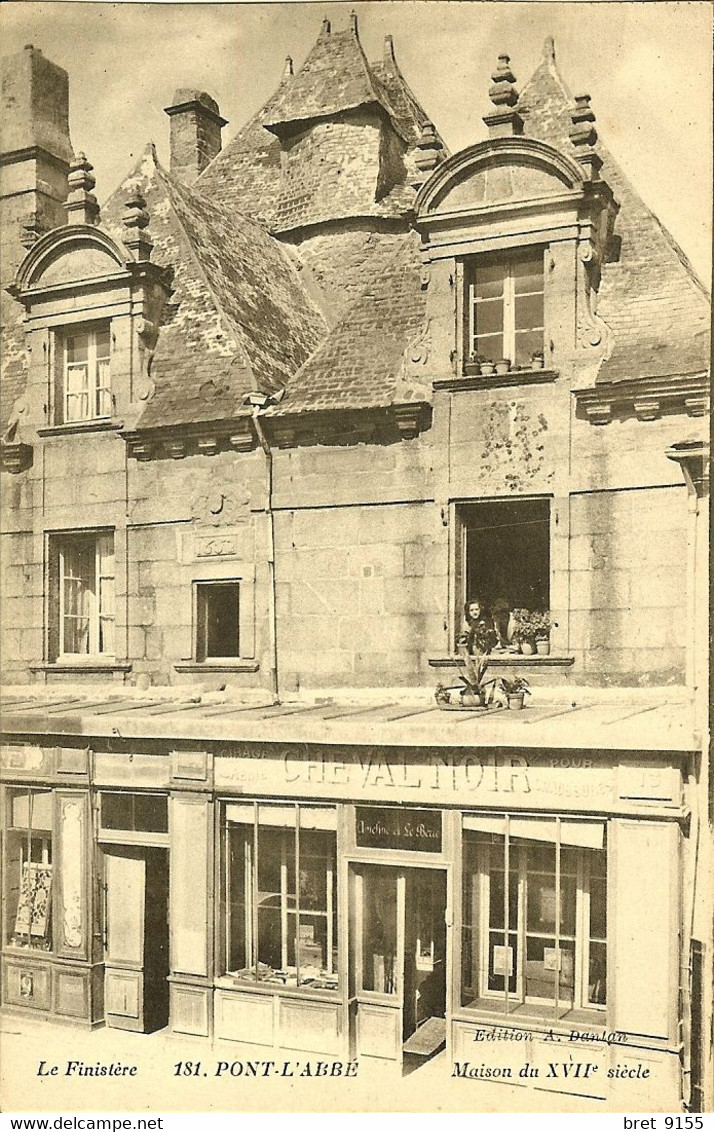 29 PONT L ABBE LA BELLE MAISON DUXVII SIECLE BOUTIQUE DU CHEVAL NOIR - Pont L'Abbe