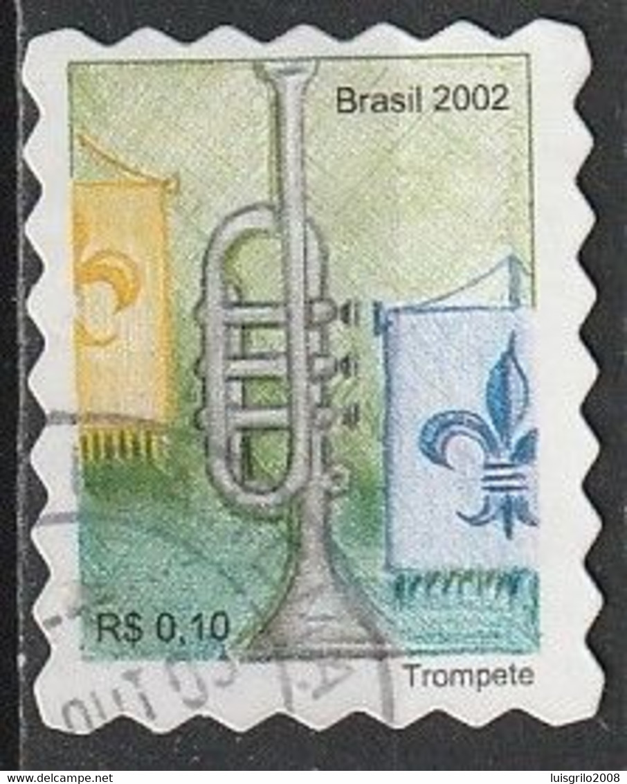 Brasil/ Brazil, 2002 - Musical Instruments/ Instruments De Musique -|- Trompete - Used Stamps