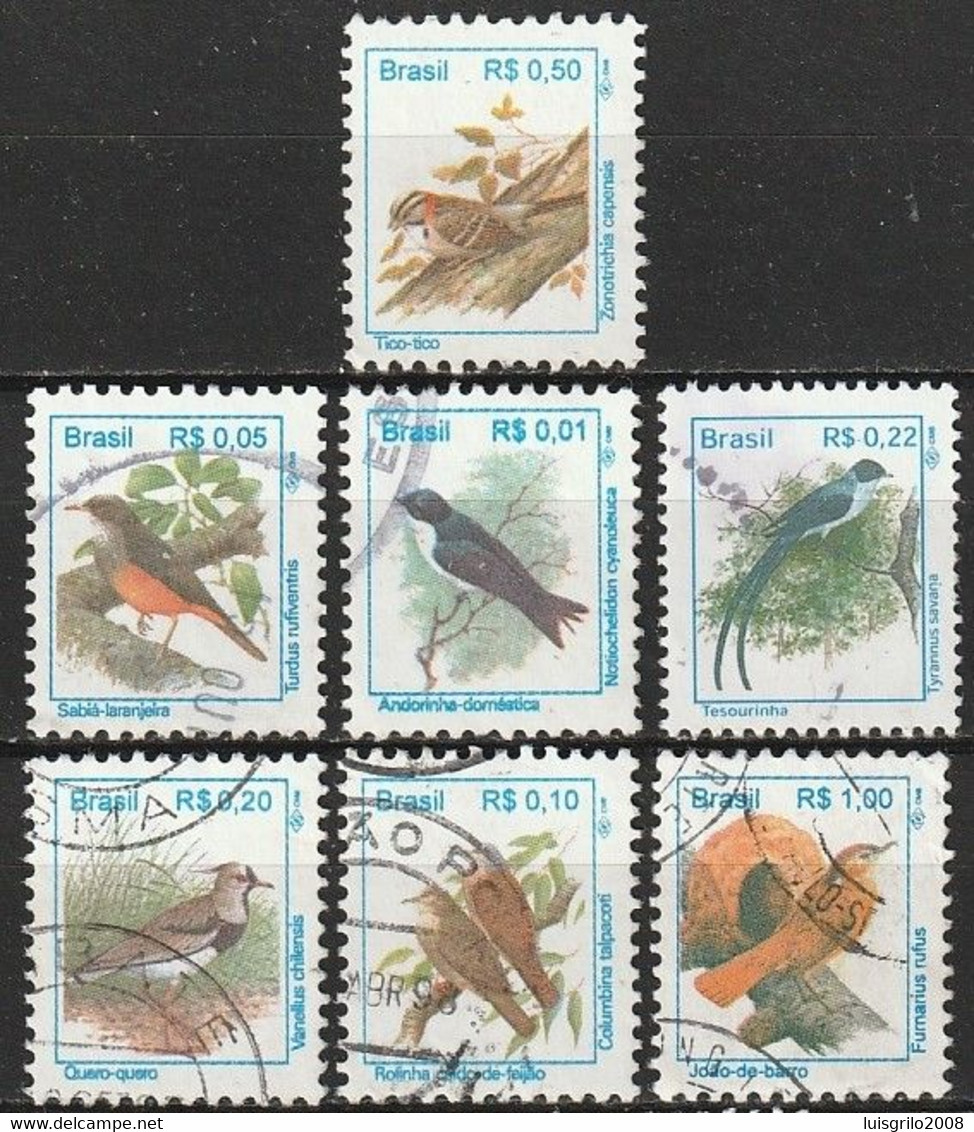 Brasil/ Brazil, 1994 - Local Fauna, Birds / Oiseaux - Used Stamps