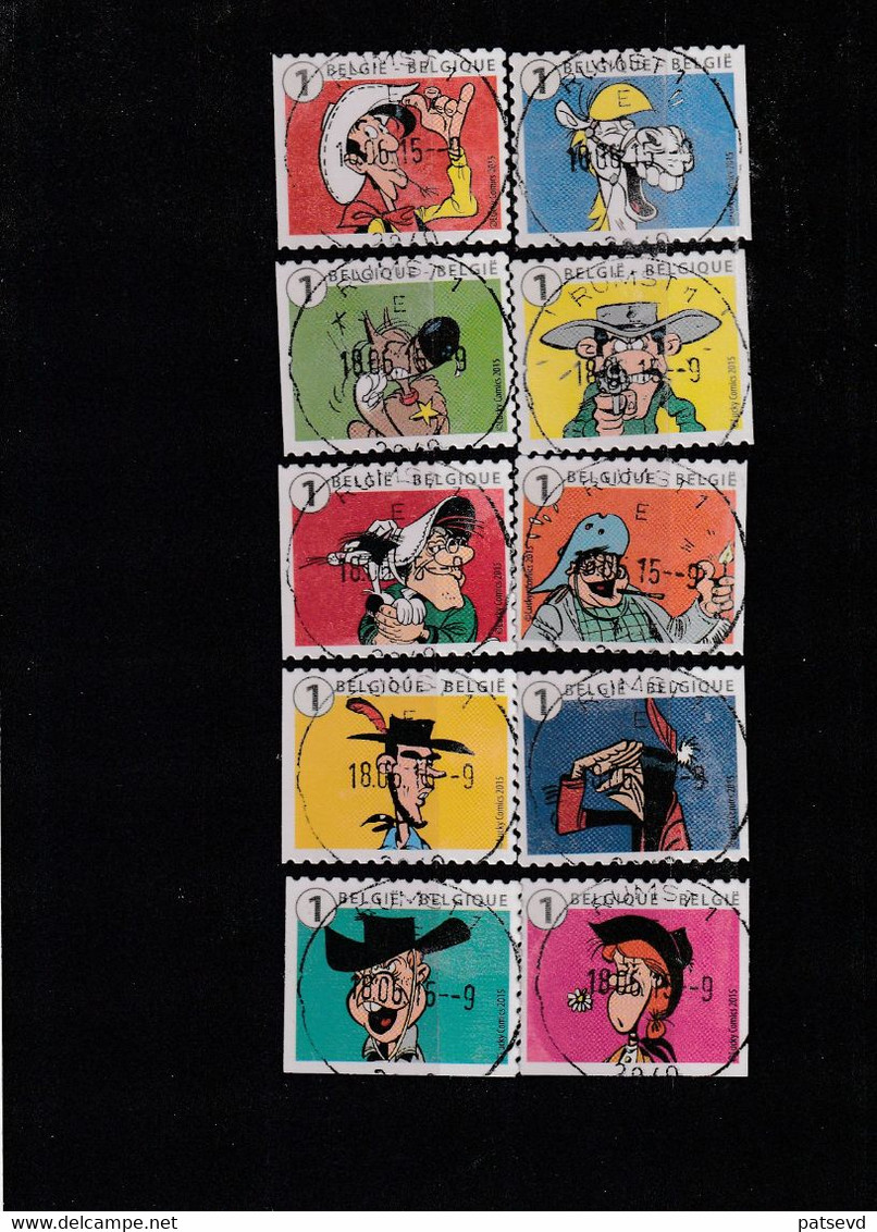 4507/4516 Lucky-Luke Oblit/gestp Centrale - Used Stamps